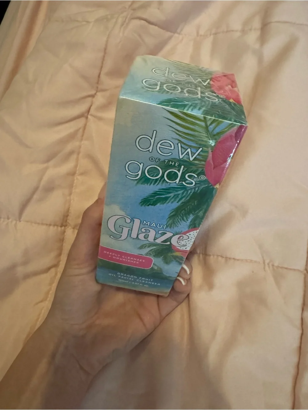 Dew of the Gods Maui Glaze dragon fruit oil facial cleanser